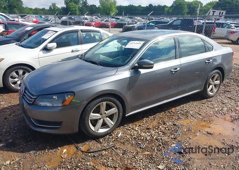 2013 Volkswagen Passat 2.5L Se from USA, damaged, VIN 1VWBP7A31DC136760